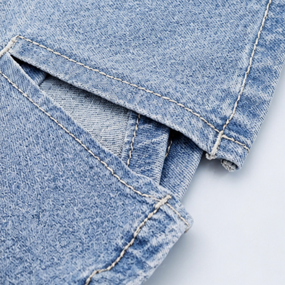 Skorts Skirts for Women Denim Mini Casual Oversize Skirt Side Slit with High Waisted Jean Shorts Stretchy