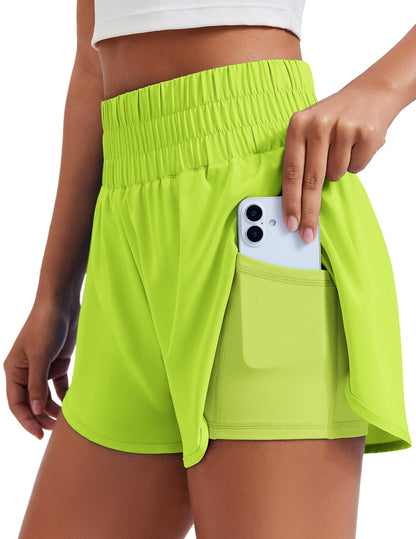 Limited time clearance🔥Anti-exposure sports shorts with built-in inner layer and convenient side pockets