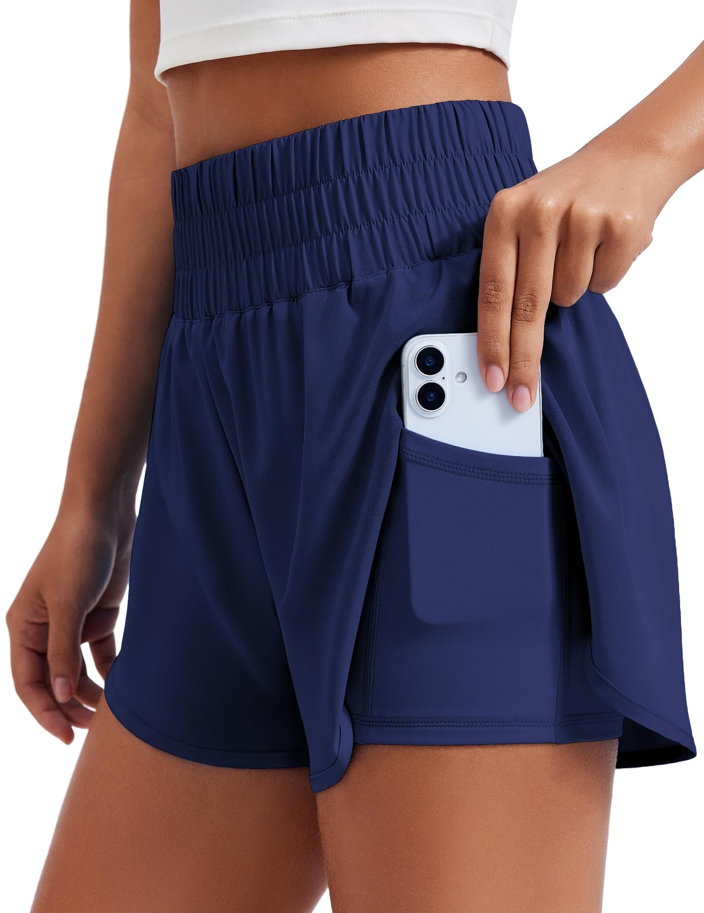 Limited time clearance🔥Anti-exposure sports shorts with built-in inner layer and convenient side pockets
