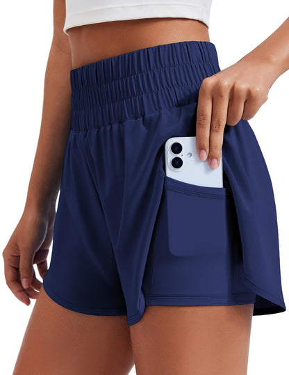 Limited time clearance🔥Anti-exposure sports shorts with built-in inner layer and convenient side pockets