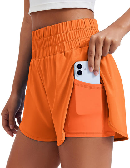 Limited time clearance🔥Anti-exposure sports shorts with built-in inner layer and convenient side pockets