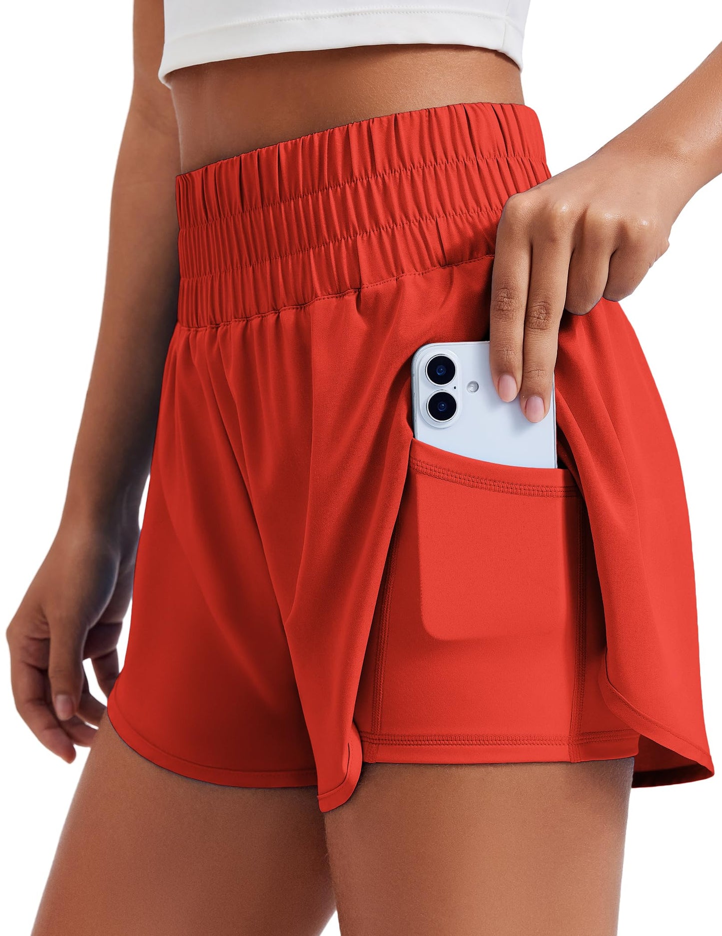 Limited time clearance🔥Anti-exposure sports shorts with built-in inner layer and convenient side pockets