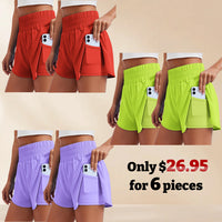 ❤️6-Pack for $26.95(Red~Neon Green and Purple)